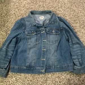 True Freedom Size Large Women’s Denim/Jean Jacket